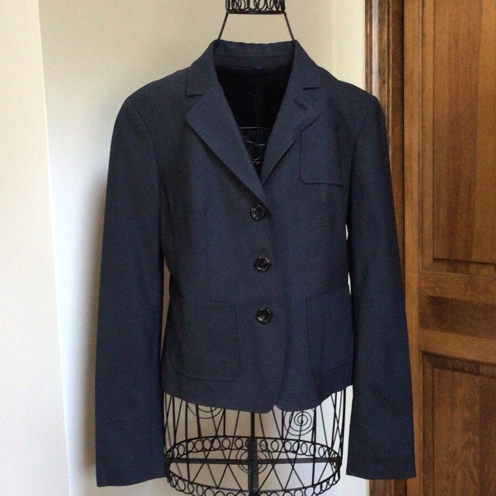 Martin + OSA wool jacket,size 4, navy